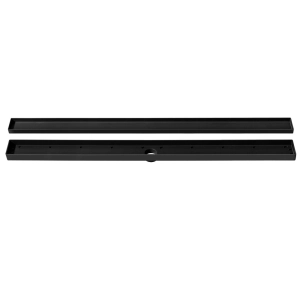 Ralo Linear Oculto 5x90 cm (Preto)