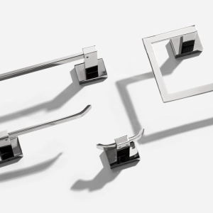 Kit de Acess&oacute;rios para Banheiro (Mondrian Cromado)