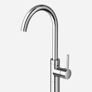 Torneira Monocomando de Piso para Banheira (Fiora Cromada)