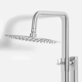 Produto Ducha Coluna de Inox Redonda 25 cm (Escovada) - Outlet