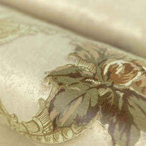 Papel de Parede Arabesco Lav&aacute;vel 10,00 x 0,53 m (Eleganza Dodici)