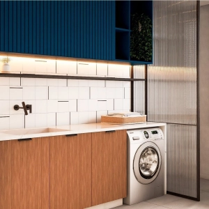 Torneira Monocomando de Parede para Banheiro (Lay Preta Fosca)