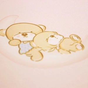 Papel de Parede Infantil Rosa Lavável 10,00 x 0,53 m (Bambini Uno)