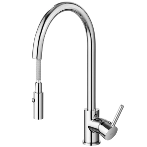 Torneira Monocomando Gourmet de Cozinha (Barbados Cromada)