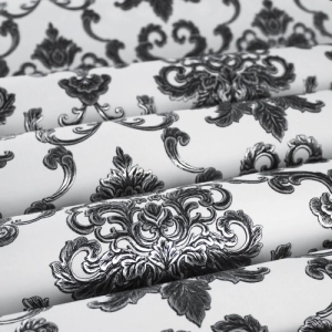 Papel de Parede Arabesco Metalizado Lav&aacute;vel 10,00 x 0,53 m (Metallo Uno)