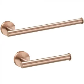 Kit de Acessórios para Lavabo Top Inox (Tarsila Rosé Gold Fosco)