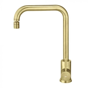 Torneira Monocomando Girat&oacute;ria de Cozinha Inox (Malta Dourada Fosca)