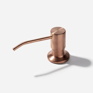 Dosador para Detergente Embutido Inox 500 ml (Basic Ros&eacute; Gold Fosco)