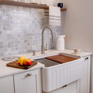 Dosador para Detergente Embutido Inox 500 ml (Flat Escovado)