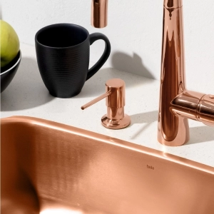 Dosador para Detergente Embutido Inox 500 ml (Flat Ros&eacute; Gold)