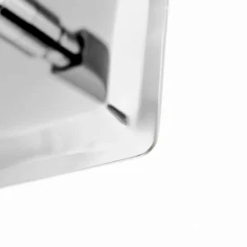 Ducha de Inox Quadrada 20x20 cm de Parede (Cromada) - Outlet Produto Ducha de Inox Quadrada 20x20 cm de Parede (Cromada) - Outlet