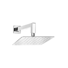 Ducha de Inox Quadrada 20x20 cm de Parede (Cromada) - Outlet Produto Ducha de Inox Quadrada 20x20 cm de Parede (Cromada) - Outlet