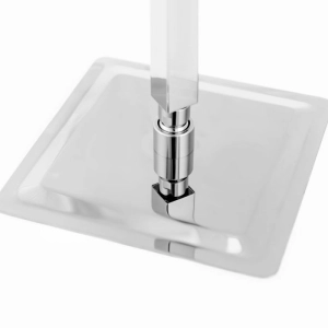 Ducha de Inox Quadrada 20x20 cm de Teto (Cromada) - Outlet