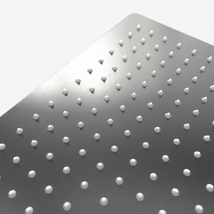 Ducha de Inox Quadrada 30x30 cm de Parede (Grafite Fosca)