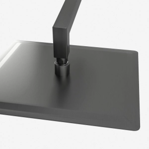 Ducha de Inox Quadrada 30x30 cm de Parede (Grafite Fosca)