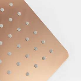 Ducha de Inox Quadrada 30x30 cm de Parede (Rosé Gold) - Outlet Produto Ducha de Inox Quadrada 30x30 cm de Parede (Rosé Gold) - Outlet