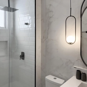 Ducha de Inox Quadrada 30x30 cm de Teto (Cromada)