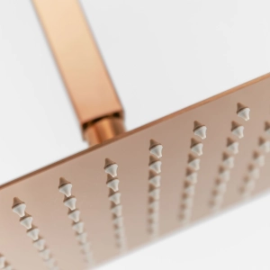 Ducha de Inox Quadrada 30x30 cm de Teto (Rosé Gold)