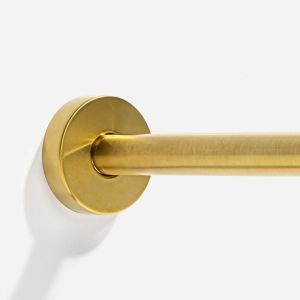 Ducha de Inox Redonda 20 cm de Parede (Dourada Fosca)