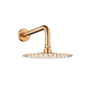 Ducha de Inox Redonda 20 cm de Parede (Rosé Gold Fosca)