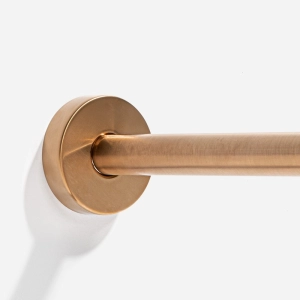 Ducha de Inox Redonda 20 cm de Parede (Rosé Gold Fosca)