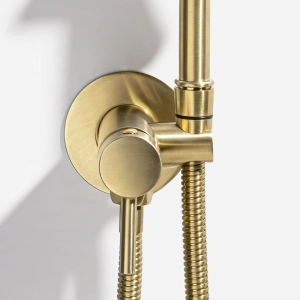 Ducha Higiênica com Registro Monocomando (Dore Dourada) - Outlet