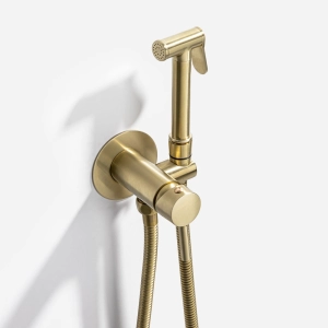 Ducha Higiênica com Registro Monocomando (Dore Dourada) - Outlet