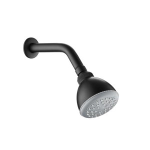 Ducha Redonda 8,5 cm de Parede (Aquanova Preto Fosco)