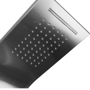 Ducha Vertical com Hidro e Cascata (Inox Escovada)