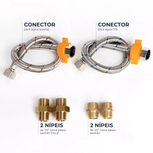 Ducha Vertical de Embutir com Hidro e Cascata (Inox Cromada)