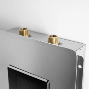 Ducha Vertical de Embutir com Hidro e Cascata (Inox Cromada)