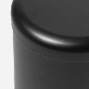 Lixeira Redonda com Pedal 5 Litros (Preta Fosca) - Outlet