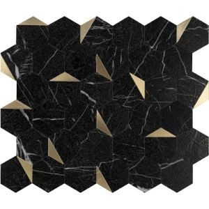 Pastilhas Adesivas Met&aacute;licas (Nero Gold)