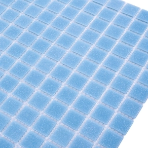 Pastilhas de Vidro Pigmentado (Azul Beb&ecirc;)