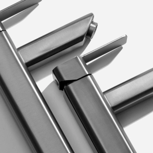 Torneira Monocomando Alta para Banheiro Inox (Adda Grafite Fosca)