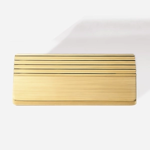 Puxador para Móvel Alça Sobrepor 32 mm Zamac (Troia Dourado Fosco)