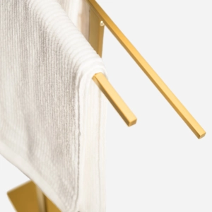 Toalheiro de Piso em Inox (Bellini Dourado)