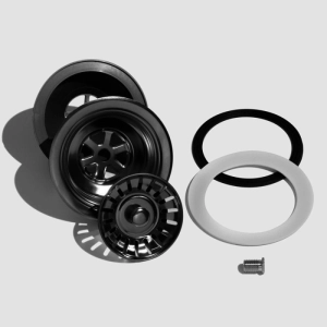 Cuba Workstation de Cozinha Inox 54x41 cm (Kyoto Preta Fosca)