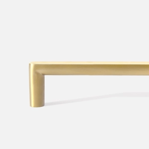 Puxador para M&oacute;vel Al&ccedil;a Sobrepor 192 mm Zamac (Cartago Ouro Fosco) - Outlet