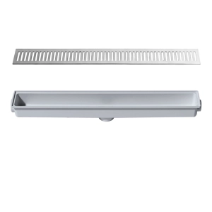 Ralo Linear Sequencial com Grelha 7x52 cm (Cromado)