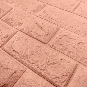 Painel 3D Tijolo Adesivo 70x77x0,5 cm (Terracota)