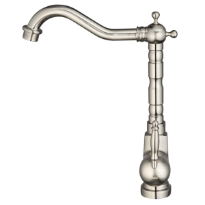 Torneira Monocomando Retr&ocirc; Alta para Banheiro (Douro N&iacute;quel Fosca)