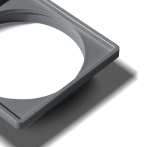 Porta Grelha 10x10 cm (Cinza)