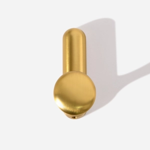 Cabide com Gancho de Parede Zamac (Jardins Dourado Fosco)