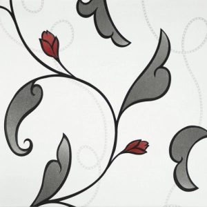 Papel de Parede Floral Lav&aacute;vel 10,00 x 0,53 m (Audacia Sei)