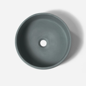 Cuba de Banheiro Concreto Apoio Redonda 35 cm (Small Florest)