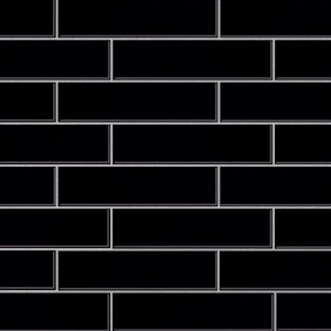 Pastilhas Cer&acirc;micas Colors 6x24 cm (Black)