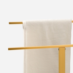 Toalheiro de Piso em Inox (Bellini Dourado)