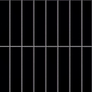 Pastilhas Cer&acirc;micas Colors 6x24 cm (Black)