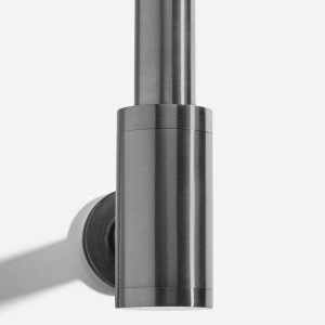 Sif&atilde;o Met&aacute;lico Flex&iacute;vel com Copo para Banheiro (Line Grafite Fosco)